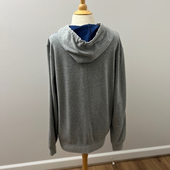 Merrell Gray Button Hoodie with Patch Elbows Sz L - Picture 2 of 15